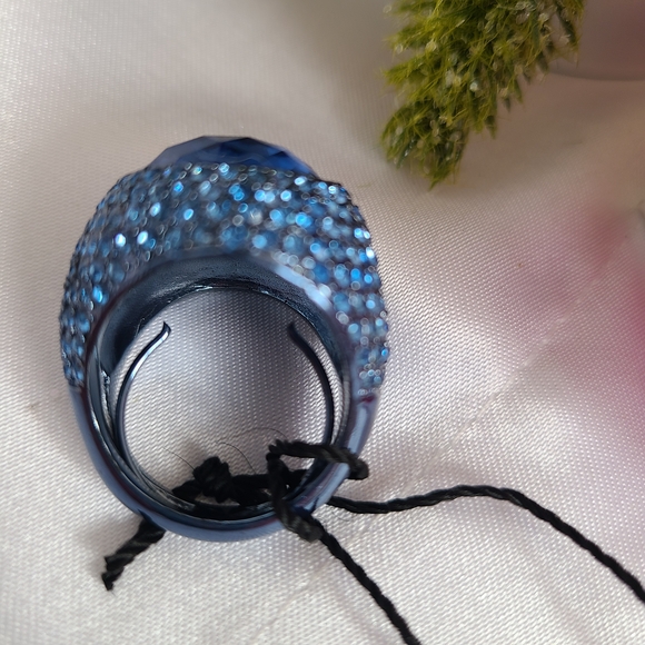 Juicy Couture Blue Cocktail Adjustable Ring NWT gift for her - Picture 5 of 8